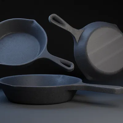 Chảo Chơi Giả Cổ Bằng Gang