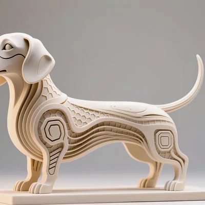 Dackel, Hexa Sculpture