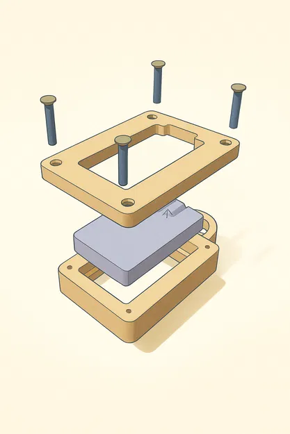 Vỏ Bọc Telepass Grab & Go Có Lỗ Treo Carabiner - Image 1