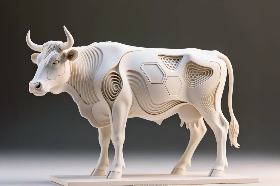 Tượng Hochlandrind, Điêu khắc Lục giác - Image 1