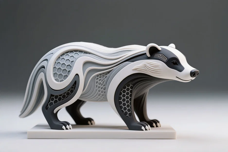 Tượng Dachs Khối Sáu Cạnh - Image 1