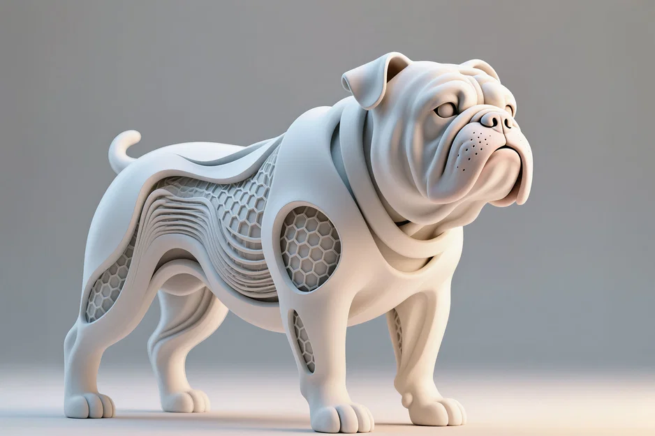 Tượng Bulldog Hexa - Image 1