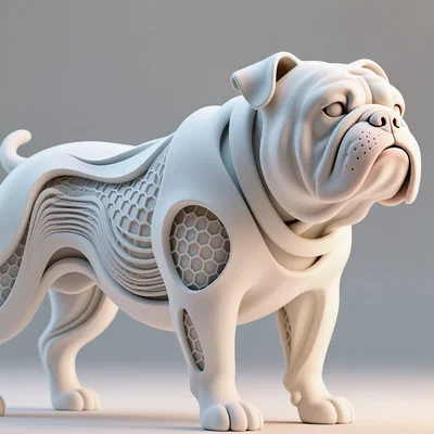 Tượng Bulldog Hexa