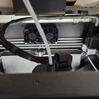 Giải pháp chống xệ dây Extruder cho CORE One MMU3. Chỉ cần Tywrap!