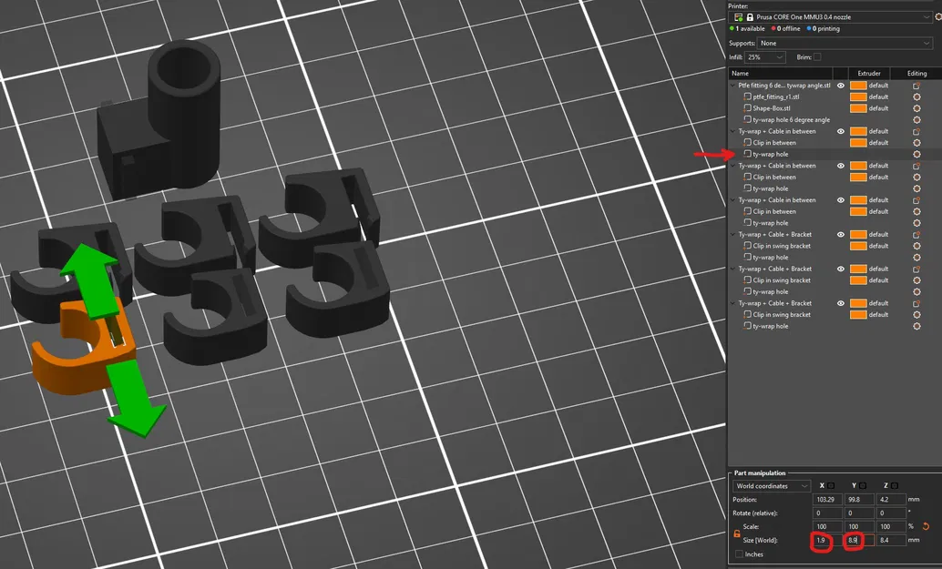 Giải pháp chống xệ dây Extruder cho CORE One MMU3. Chỉ cần Tywrap! - Image 16