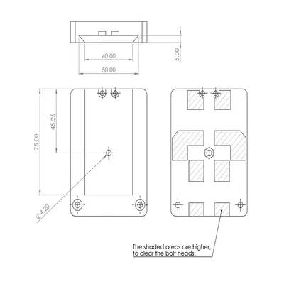 Đế Đa Năng Cho Cụm X Máy Anycubic i3 Mega
