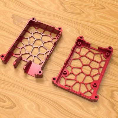 Vỏ Case Raspberry Pi 3B+ Vân Voronoi Tản Nhiệt