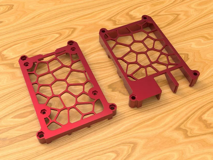Vỏ Case Raspberry Pi 3B+ Vân Voronoi Tản Nhiệt - Image 3