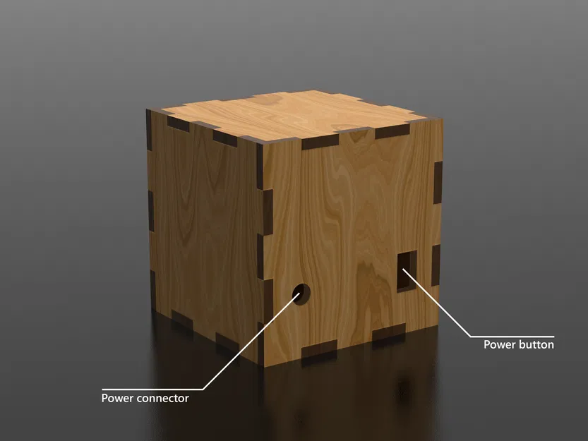 Khối Lập Phương Cá Heo Cắt Laser Đèn LED - Image 2