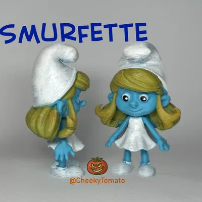Smurfette DeskBuddy - Mô hình để bàn cực xinh