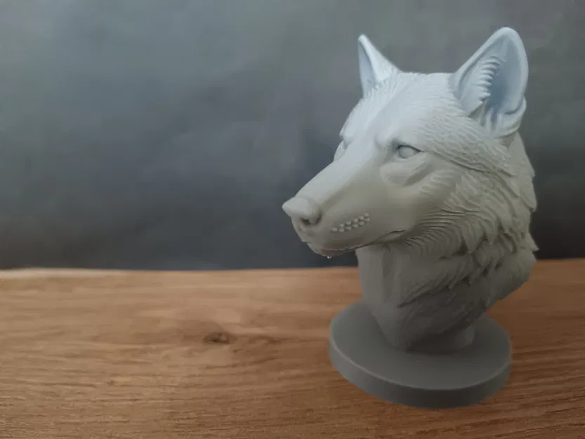 Tượng bán thân Sói - Image 4