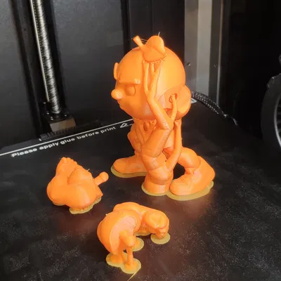 Mô hình "Brainrot udin din din dun có tay cử động"