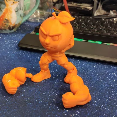 Mô hình "Brainrot udin din din dun có tay cử động"