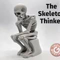 Tượng Bộ Xương Đang Suy Tư - Thumbnail 1