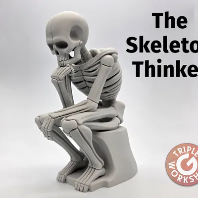 Tượng Bộ Xương Đang Suy Tư