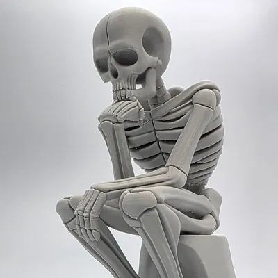 Tượng Bộ Xương Đang Suy Tư