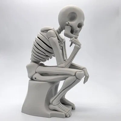 Tượng Bộ Xương Đang Suy Tư