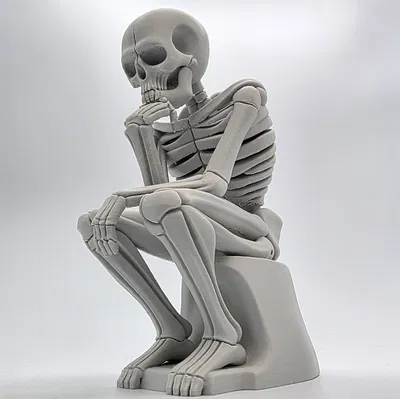 Tượng Bộ Xương Đang Suy Tư