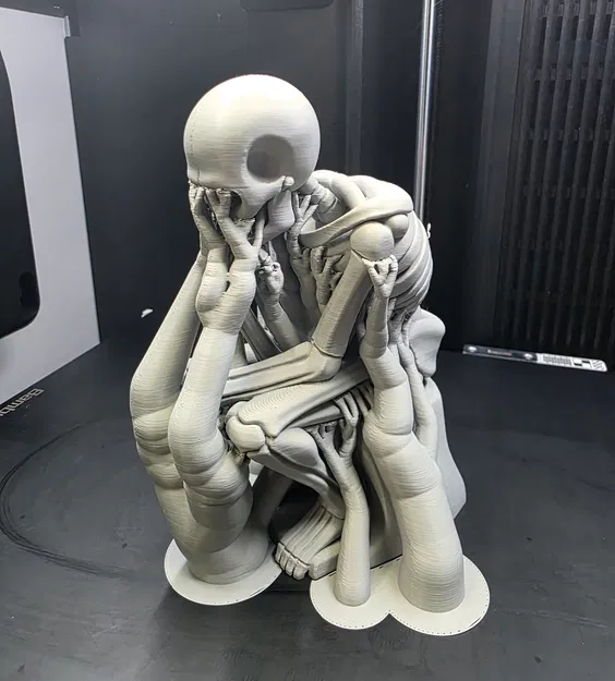 Tượng Bộ Xương Đang Suy Tư - Image 14
