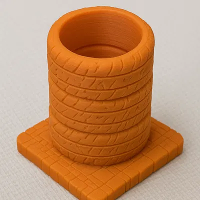 Kệ Đựng Bút Ba Lốp Xe Xếp Chồng