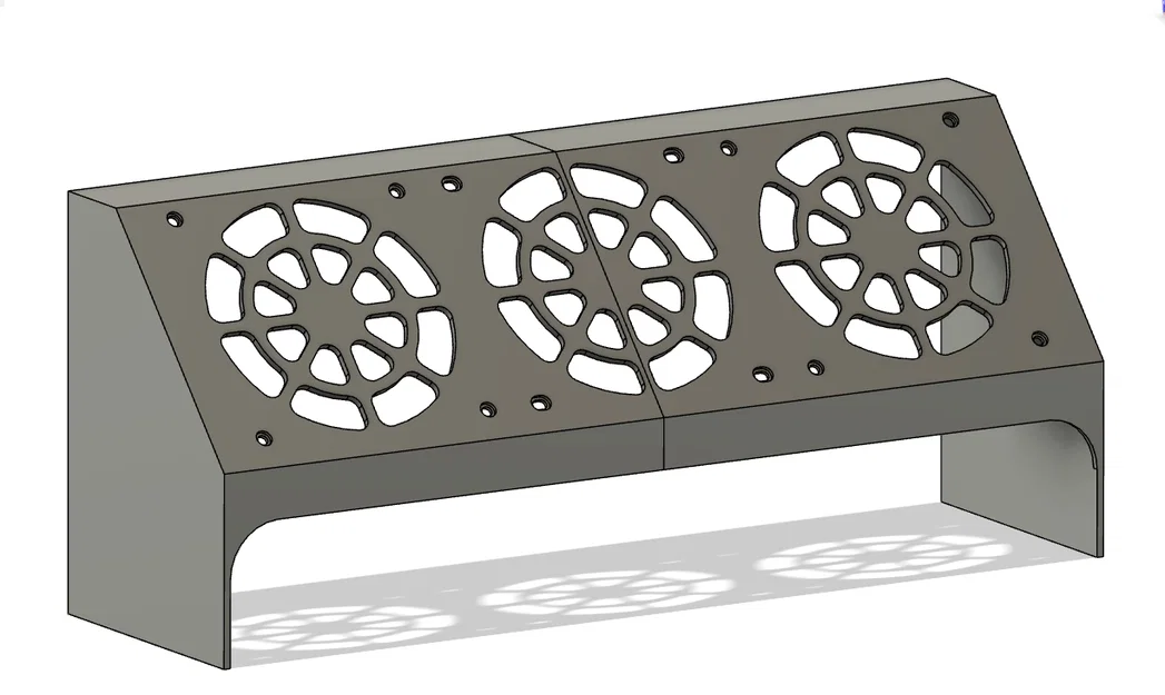 Làm Mát Bổ Sung Cho Biến Tần DEYE 8, 10, 12 KW Phía Trên 45 Độ Với 3 Quạt 120mm - Image 2