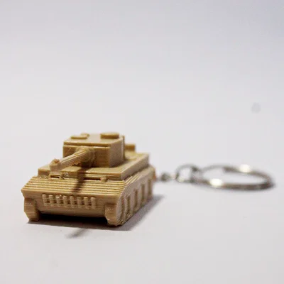 Móc khóa xe tăng in dễ dàng - Tiger 1, Centurion (có tháp pháo xoay)