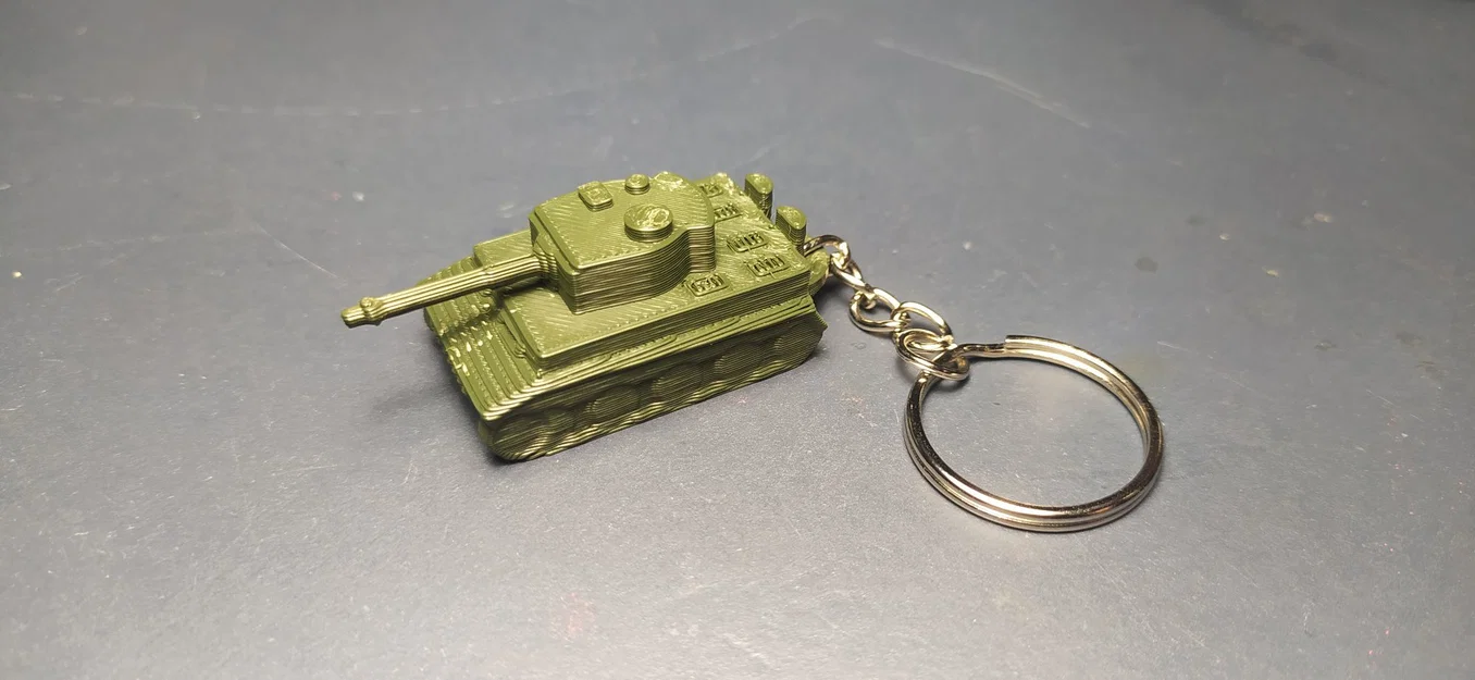 Móc khóa xe tăng in dễ dàng - Tiger 1, Centurion (có tháp pháo xoay) - Image 4