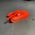 Móc khóa xe tăng in dễ dàng - Tiger 1, Centurion (có tháp pháo xoay) - Thumbnail 6