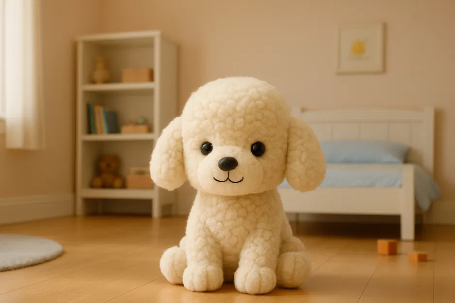 Mô Hình Chó Toy Poodle Dễ Thương - Image 1