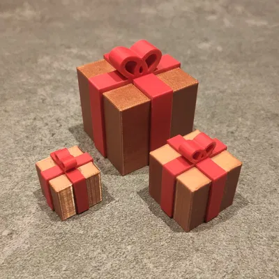 Hộp quà tặng đơn giản - Trang trí Giáng Sinh / Xmas