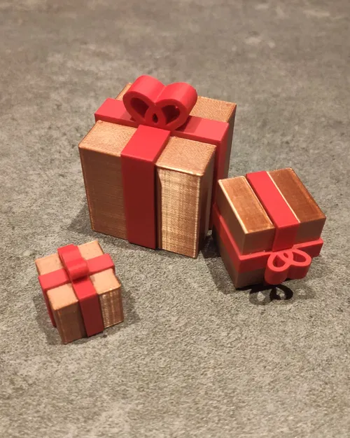 Hộp quà tặng đơn giản - Trang trí Giáng Sinh / Xmas - Image 4