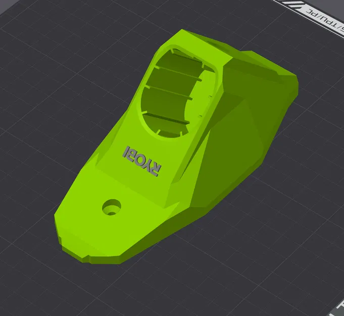 Giá đỡ pin Ryobi 18v One có logo - Image 1