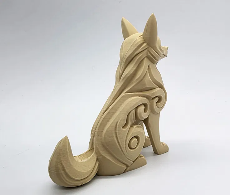 Sói Tự Hào Chạm Khắc Gỗ - Image 6