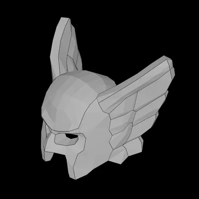 Nón Lego Tương Thích (18936.dat) Mũ Minifig Có Cánh Và Cằm Mở (Hawkman)