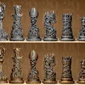 Bộ Cờ Vua Trang Trí Phong Cách Gothic - Thumbnail 1