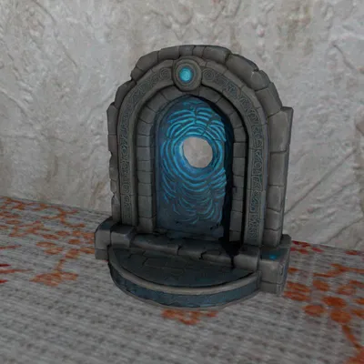 Cổng Sci-fi Cho Wargame - In FDM Không Cần Support - Đồ Chơi DND