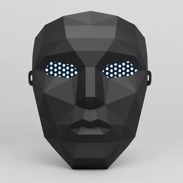 Mặt Nạ Nhân Vật Quản Trò Phim Squid Game In 3D - Image 1