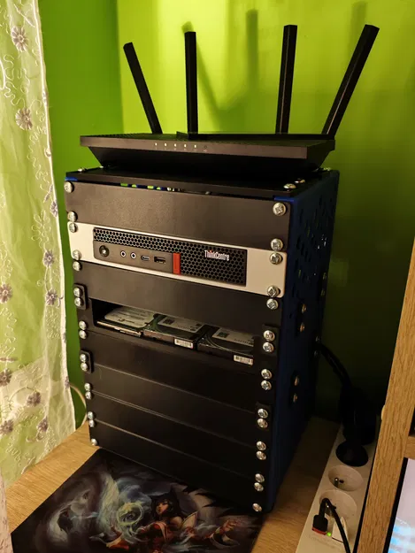 Tủ Rack Server 10 inch Module Hóa - Image 1