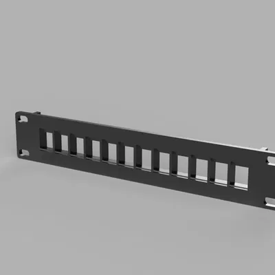 Giá Đỡ Máy Chủ "Modular 10" Inch - 1U 12 Cổng Keystone