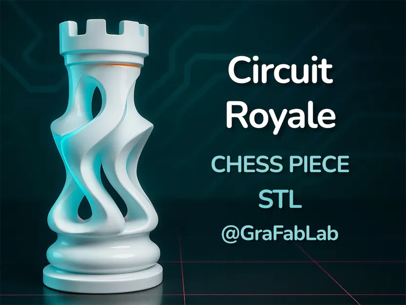 Mô Hình Cờ Vua "Circuit Royale "Rook"" - Image 1