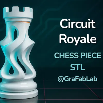 Mô Hình Cờ Vua "Circuit Royale "Rook""
