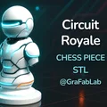 Mô Hình Tốt Cờ Vua "Circuit Royale" - Thumbnail 1