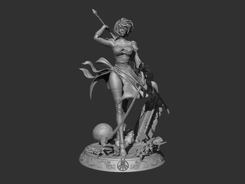 Mô hình Chiến binh Valkyrie Bóng tối có thể sơn - Image 1