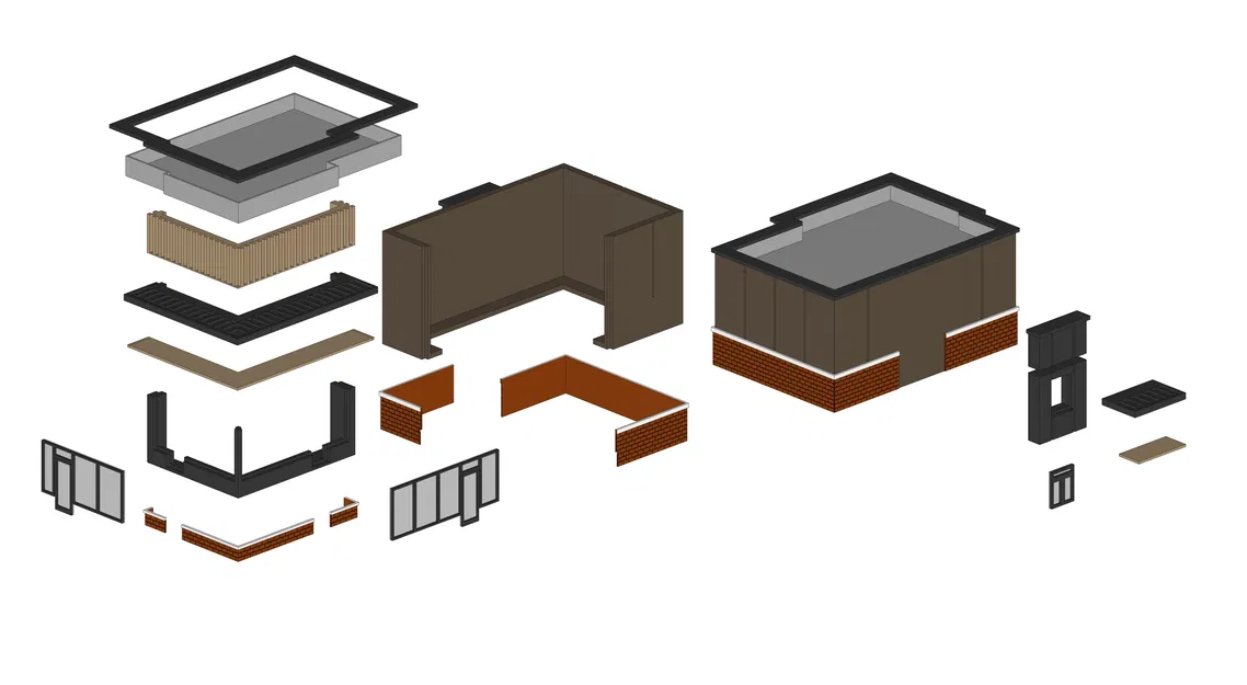 Mô hình Tí Hon 1:64 Starbucks Diorama - Image 2