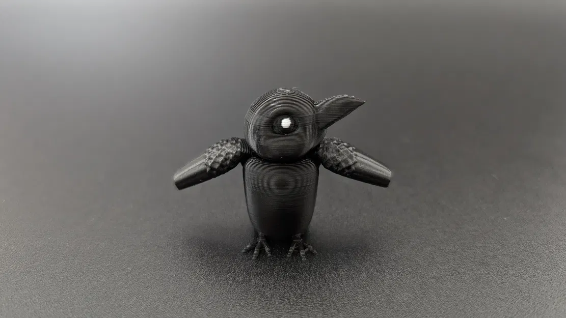 Quạ - Móc Khóa Nhân Hình Khớp Nối - Image 3