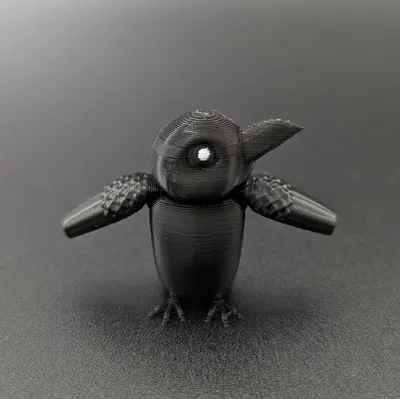 Quạ - Móc Khóa Nhân Hình Khớp Nối