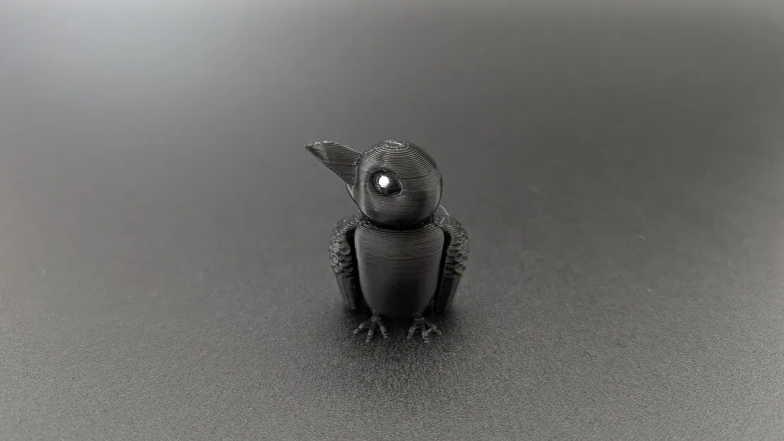 Quạ - Móc Khóa Nhân Hình Khớp Nối - Image 4