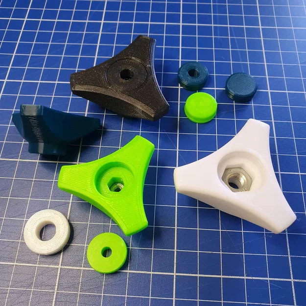 Núm vặn sao ba cánh cho ốc và đai ốc (M4, M5, M6 hoặc M8) - Image 1