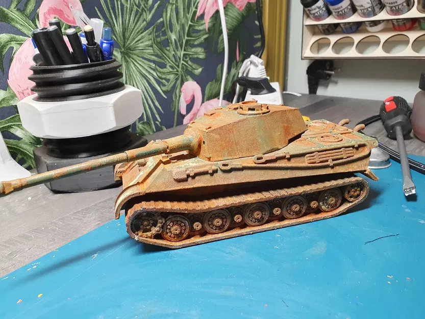 Mô hình xe tăng King Tiger Đức Thế chiến II tỷ lệ 1/72 - Image 2