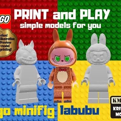 Mô hình Lego Minifig Labubu